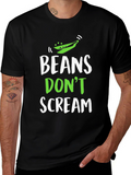 Beans Dont Scream Funny Vegan T-Shirt