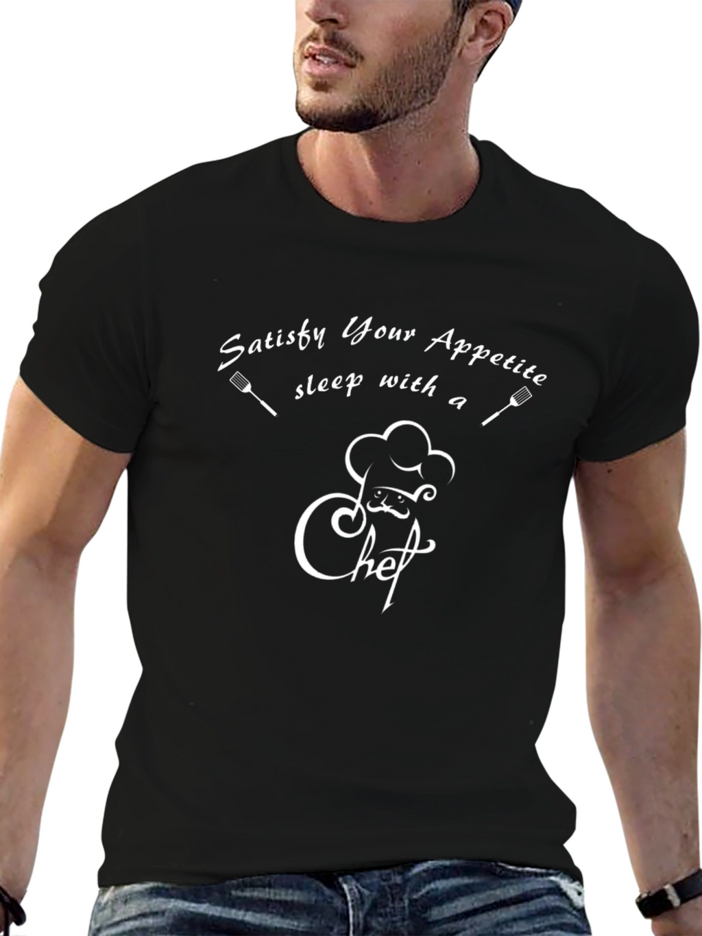 Chef Humor T-Shirt: Satisfy Your Appetite
