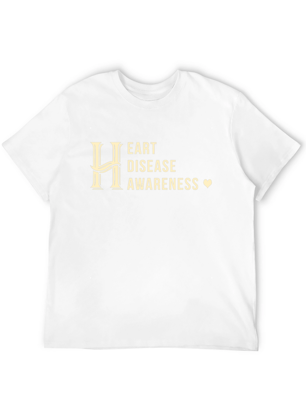 Heart Disease Awareness Graphic Tee
