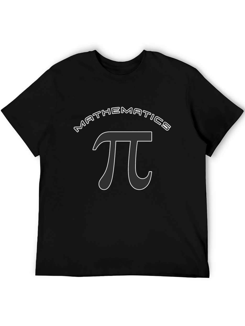Mathematics Pi Symbol T-Shirt - Black