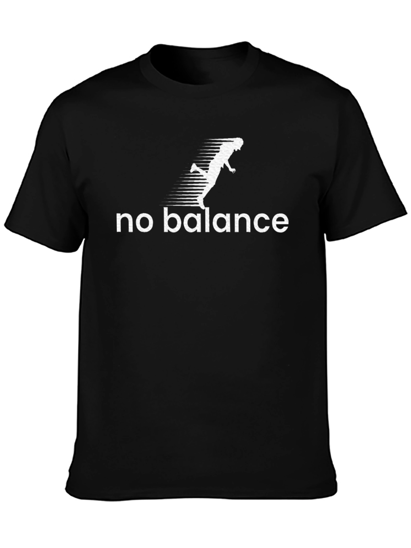 No Balance Graphic Tee - Funny Running T-Shirt