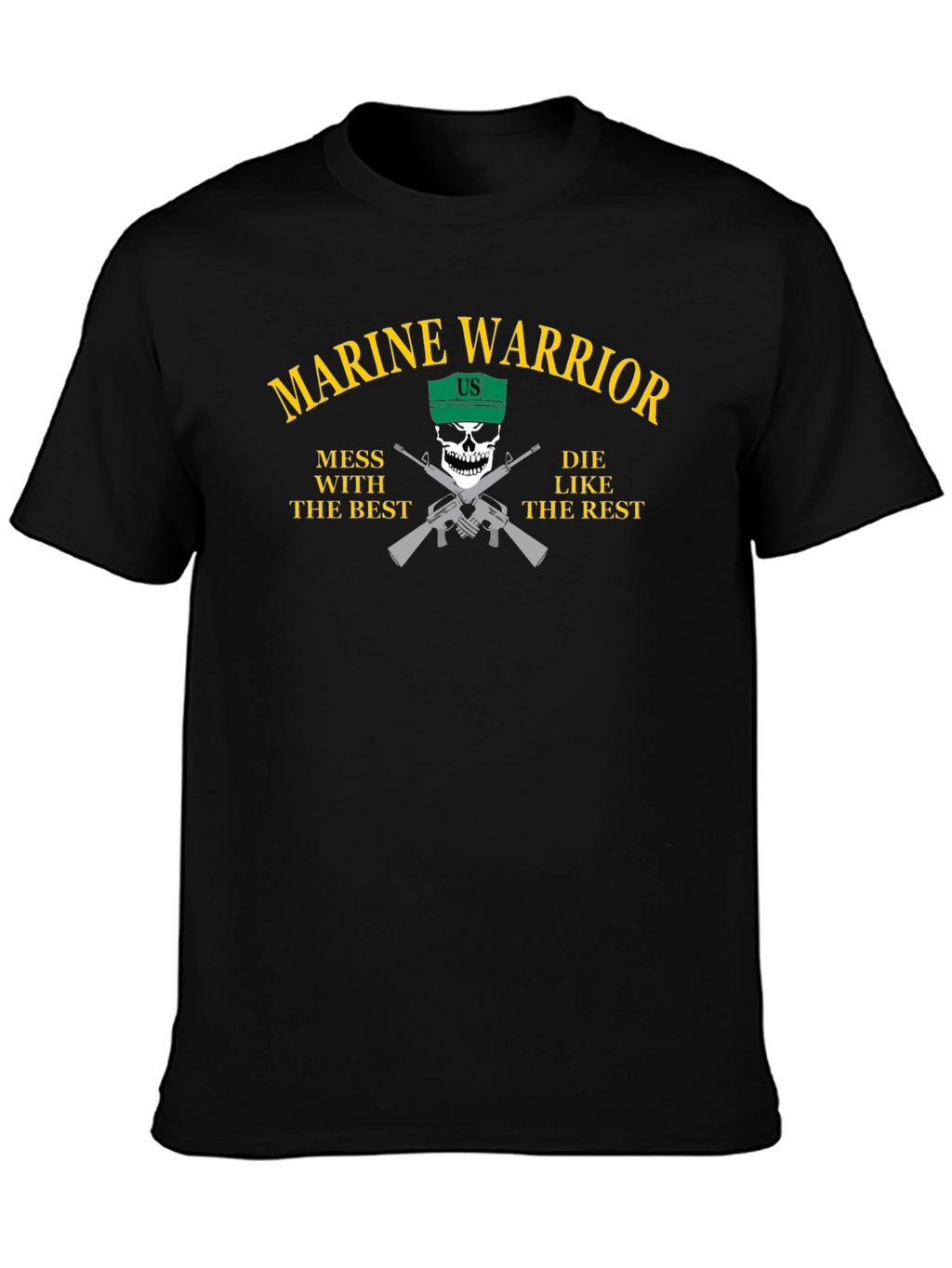Marine Warrior T-Shirt - Mess With The Best