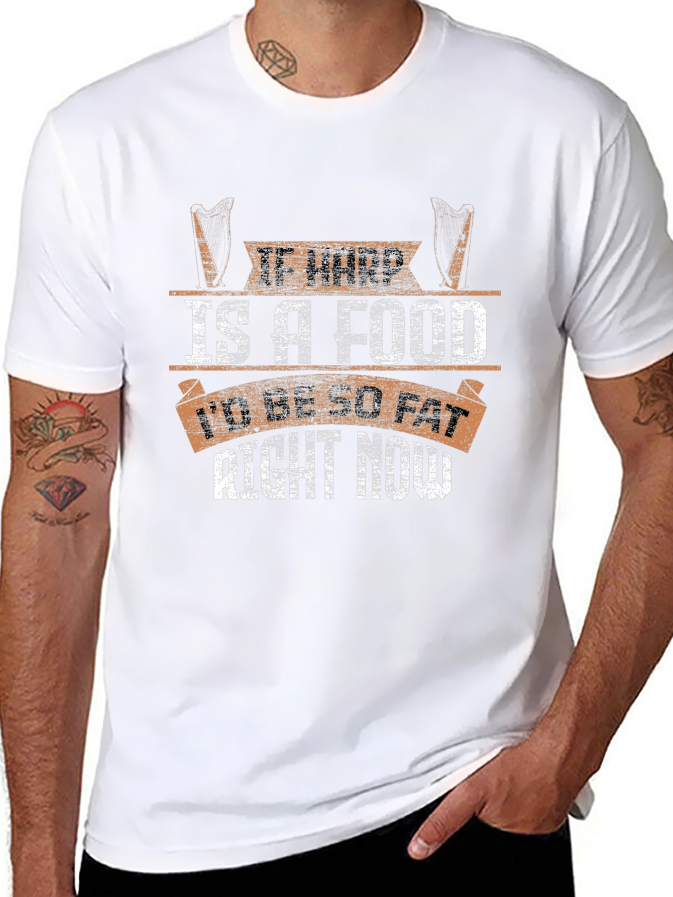Funny If Harp Is A Food T-Shirt