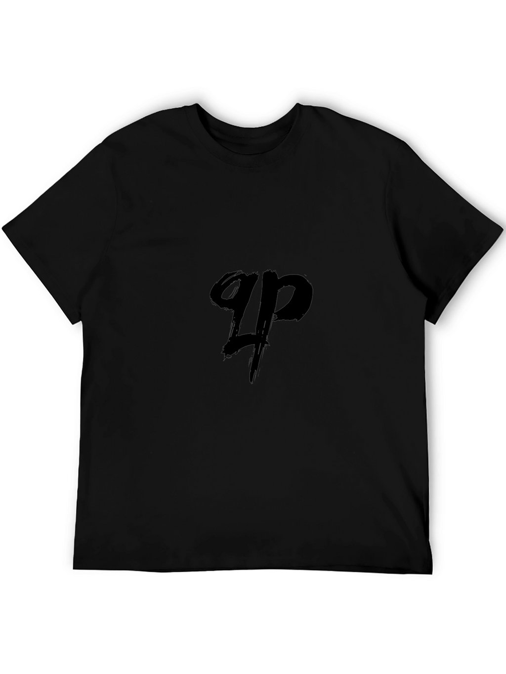 Black QP Graphic Tee - Casual Comfort
