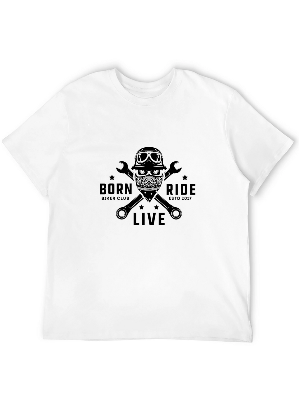 Born to Ride Biker Club T-Shirt