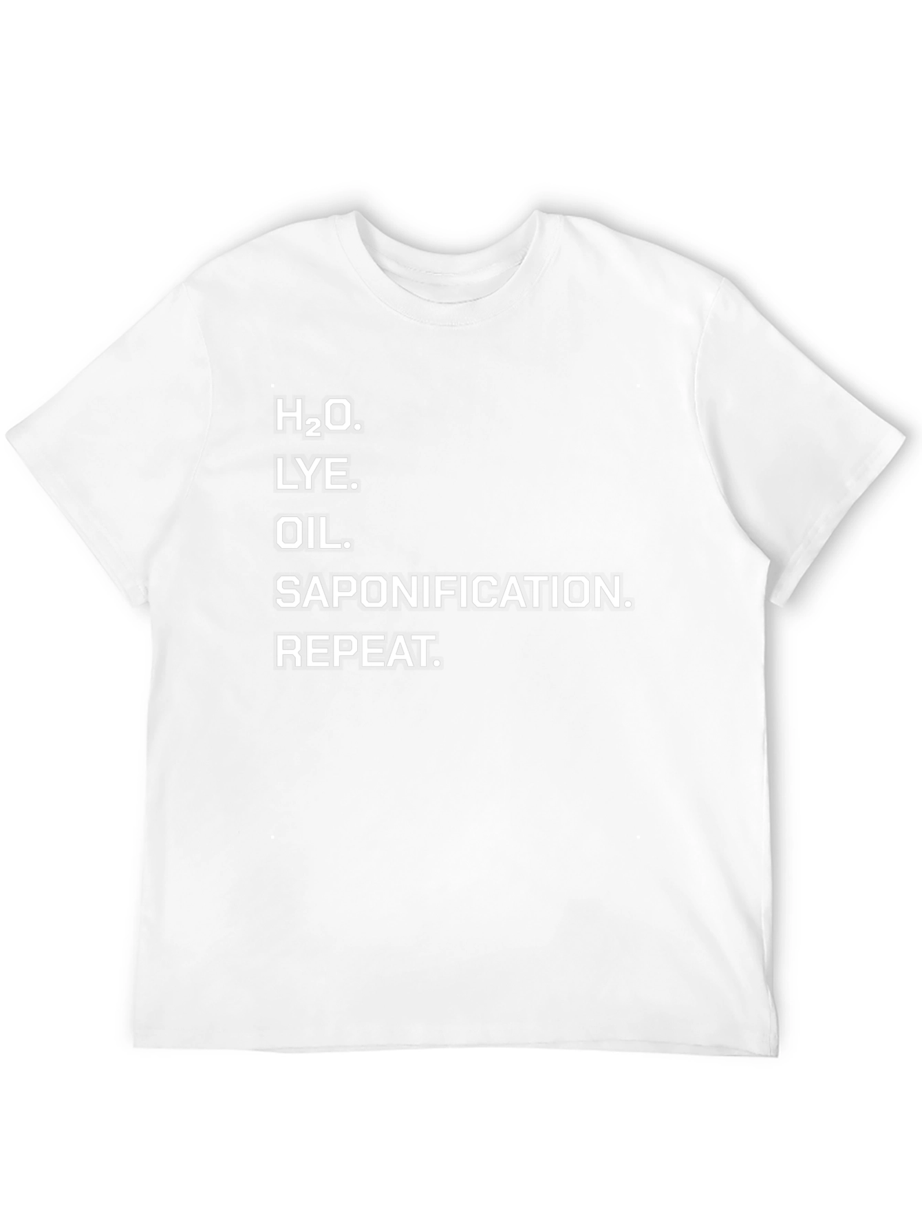 Saponification T-Shirt - Science Soap Making Tee