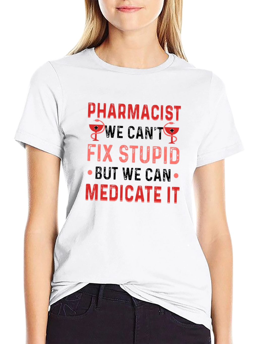 Pharmacist Slogan Black T-Shirt
