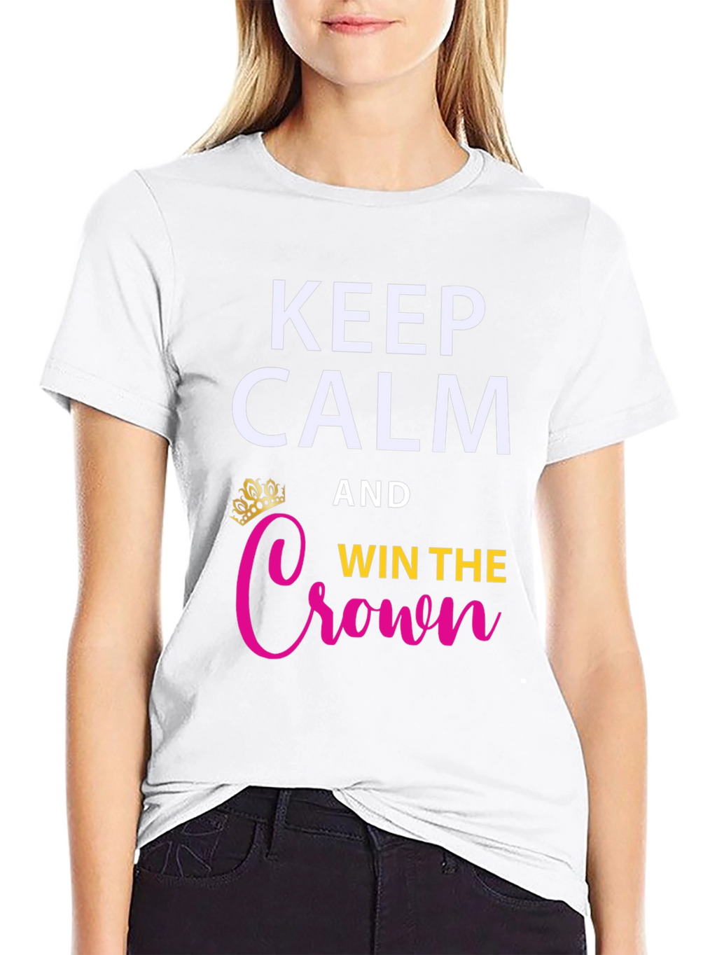 Keep Calm & Win the Crown Graphic Tee
