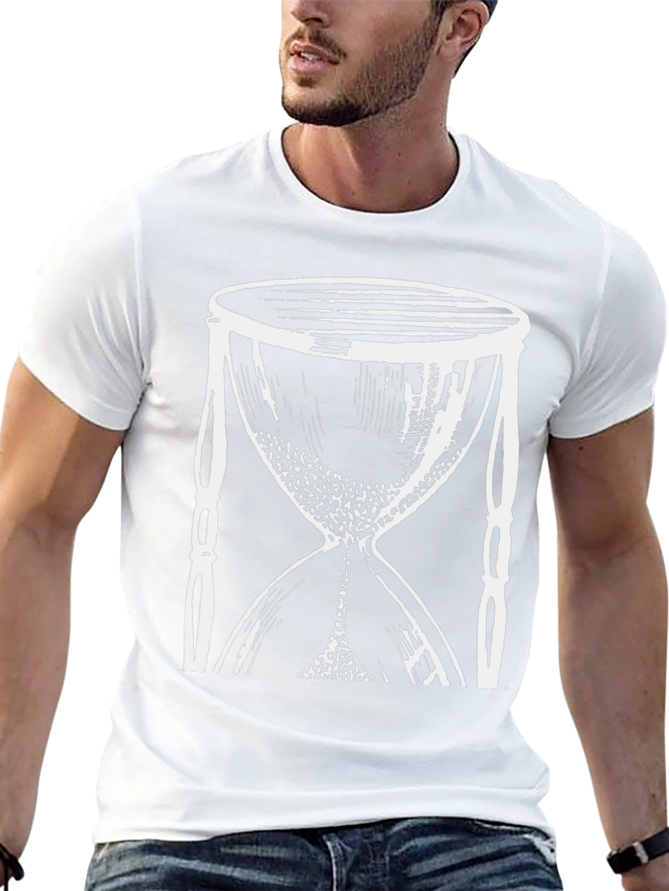 Hourglass Graphic Tee - Stylish Unisex T-Shirt
