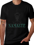 Namaste Yoga Black Graphic Tee