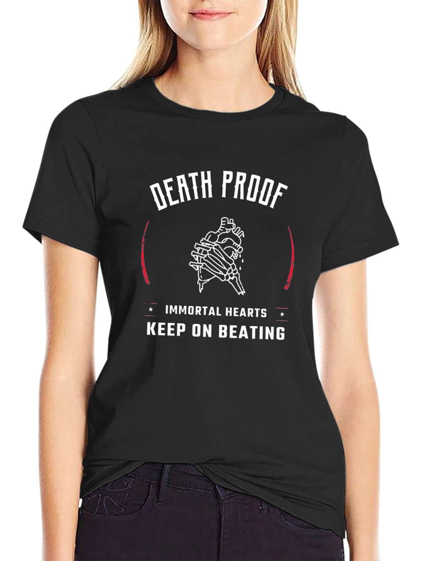 Death Proof Immortal Hearts Graphic Tee
