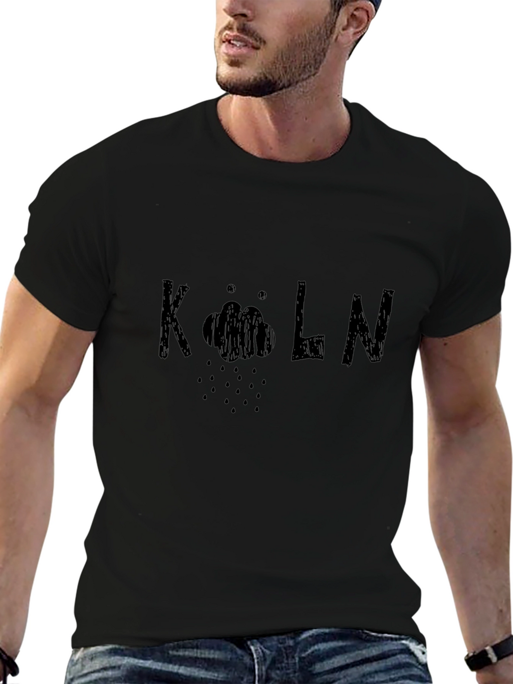 Köln Rain Cloud T-Shirt - Black