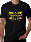 Tiger Graphic Tee - Bold Black T-Shirt