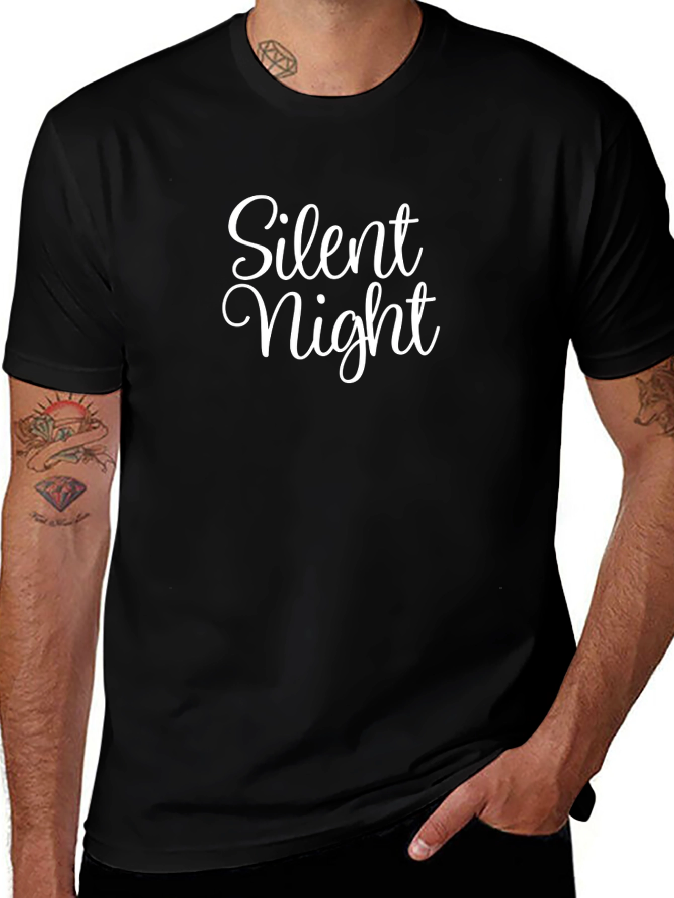 Silent Night T-Shirt: Festive Holiday Apparel