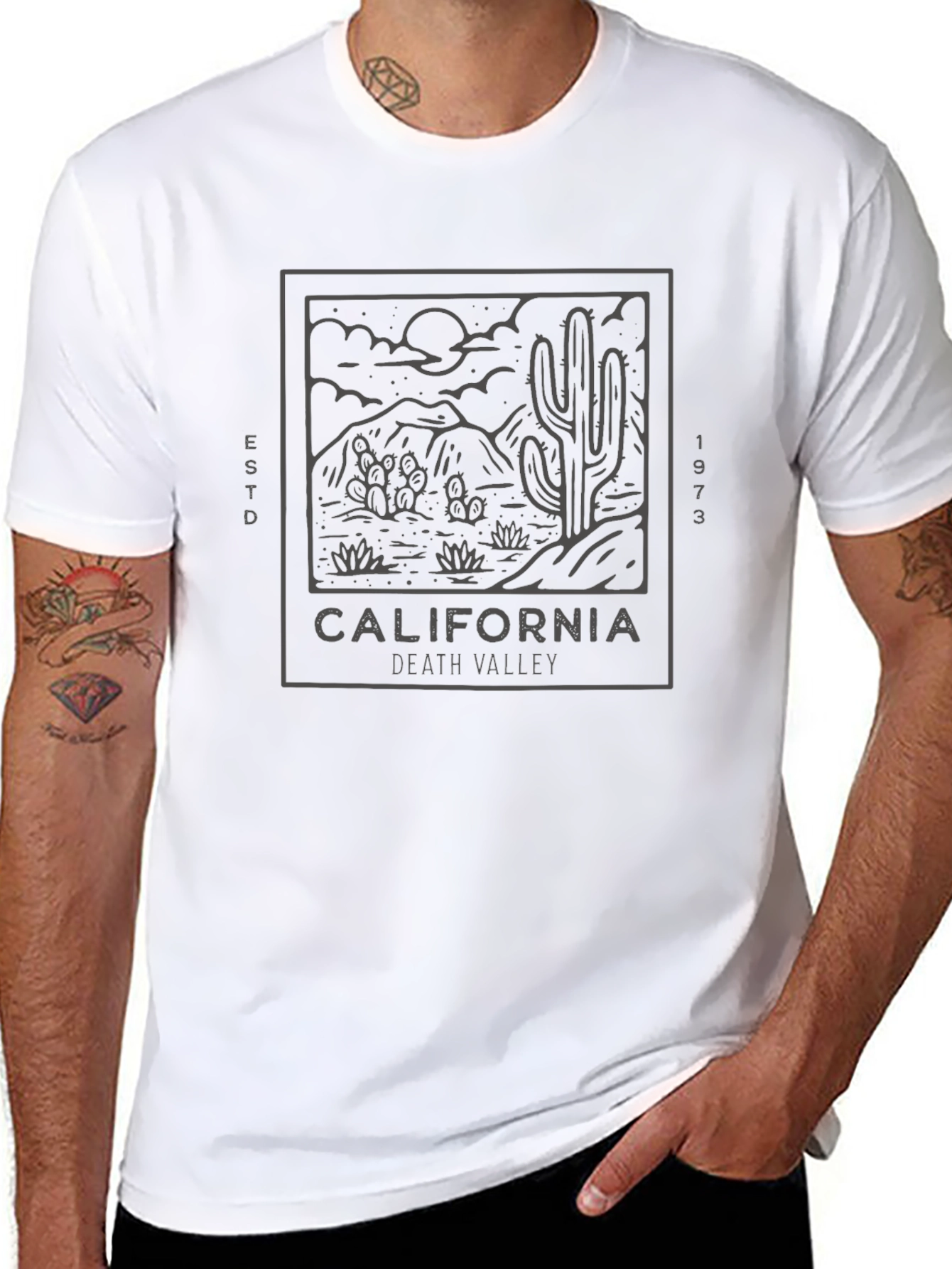 California Death Valley Graphic Tee - Black
