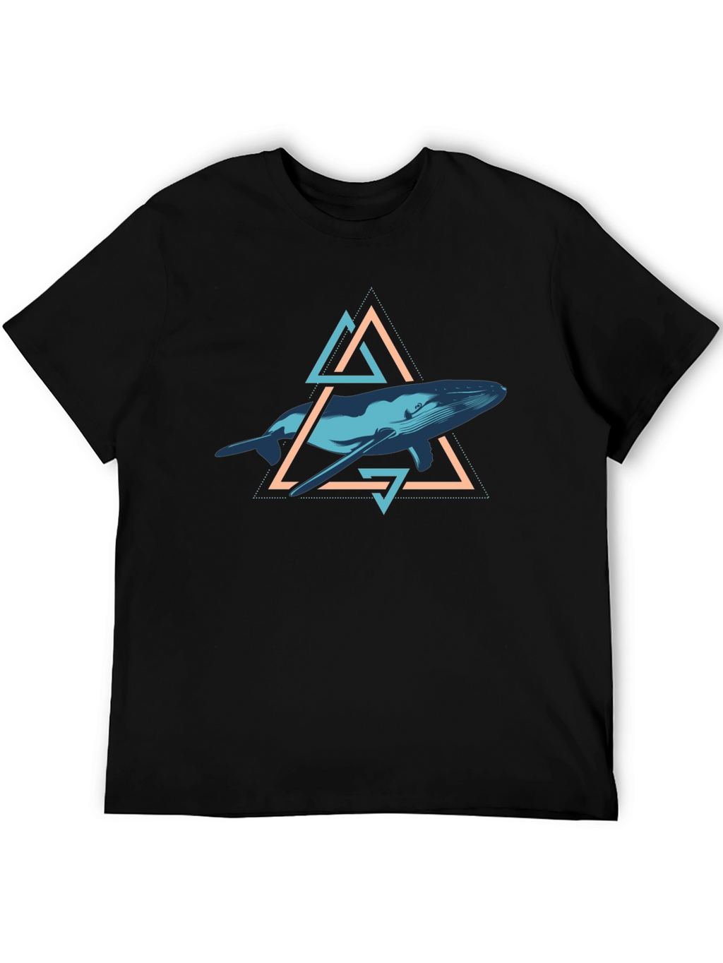Whale Geometric T-Shirt