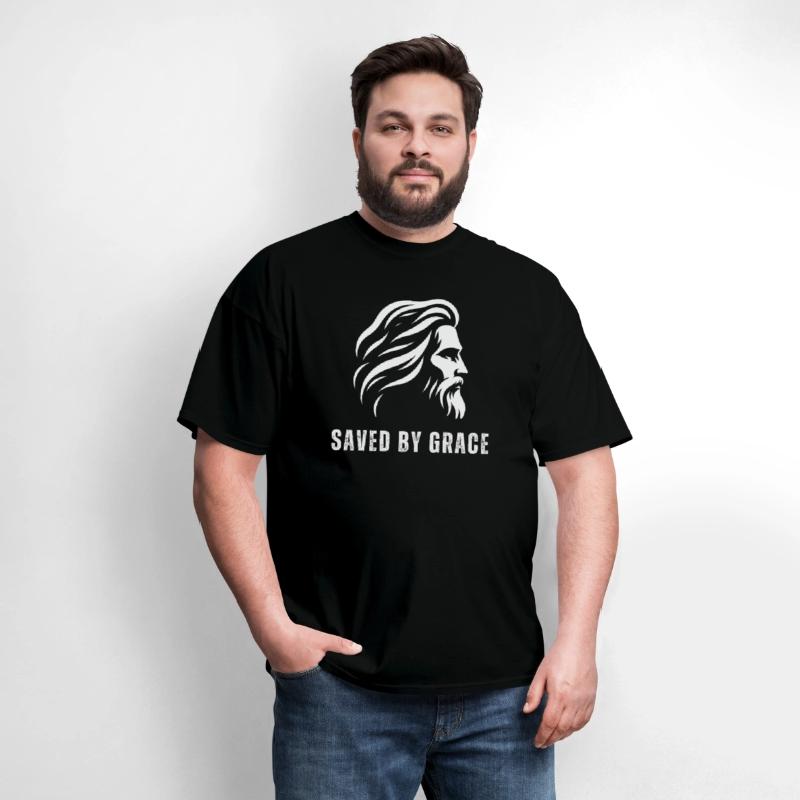 Saved By Grace Inspirational T-Shirt