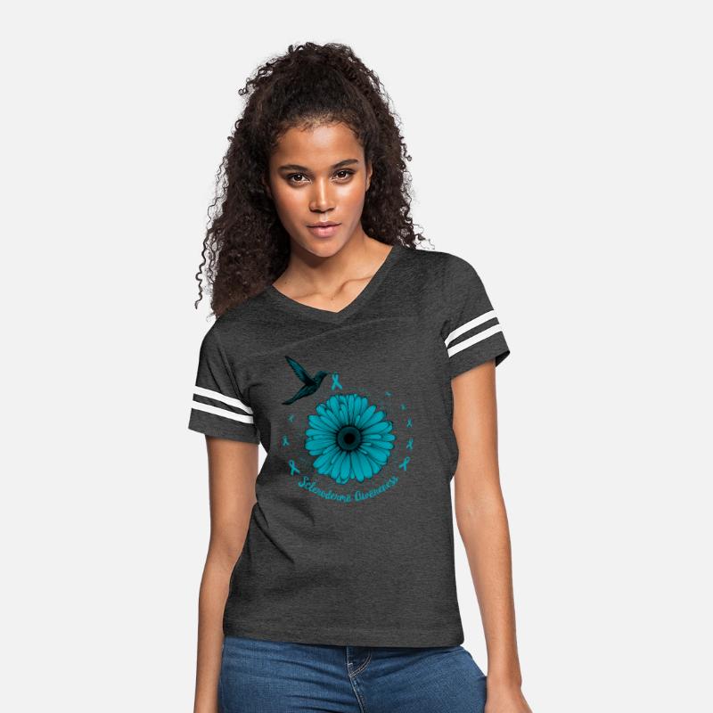 Scleroderma Awareness Sunflower Teal Ribbon Bird