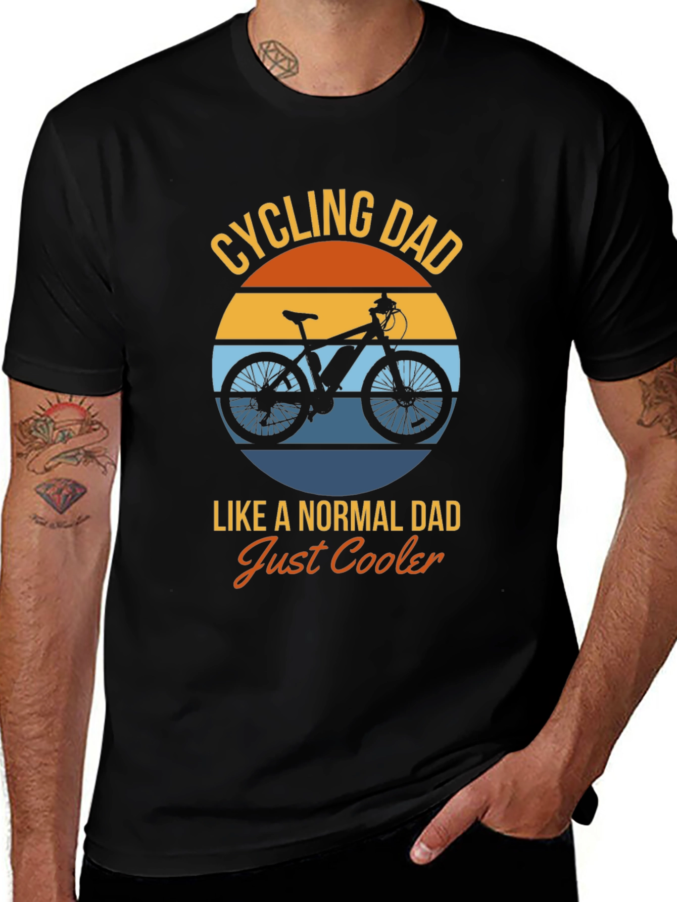 Cycling Dad T-Shirt - Cool Fathers Day Gift