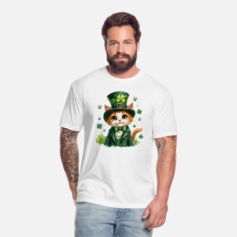 Shamrock Irish Cat St Patricks Day