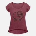 Sheep Tired Bored Look Little Sweet Lamb Bad Mood