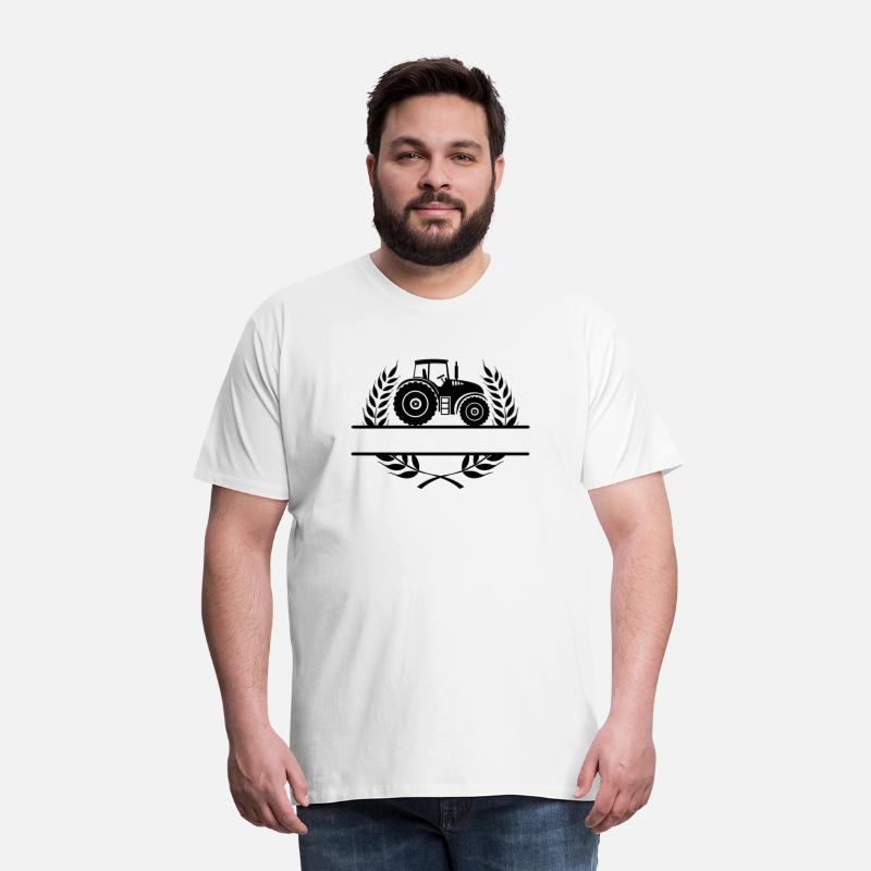 Side View Tractor in Laurel Wreath