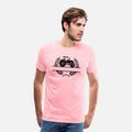 Side View Tractor in Laurel Wreath