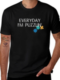 Everyday Im Puzzlin Graphic Tee
