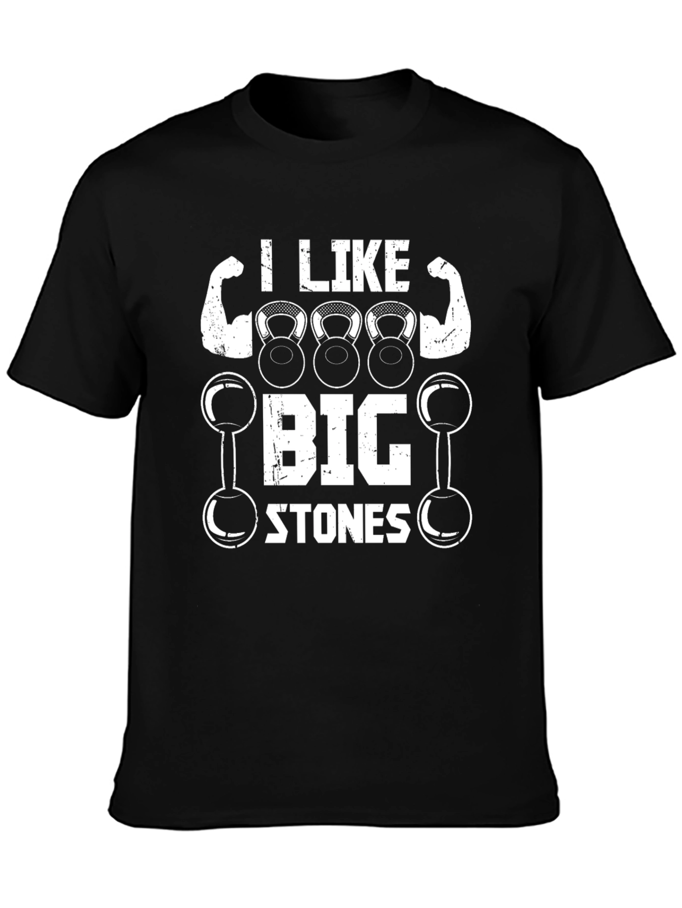 I Like Big Stones T-Shirt - Gym Workout Apparel