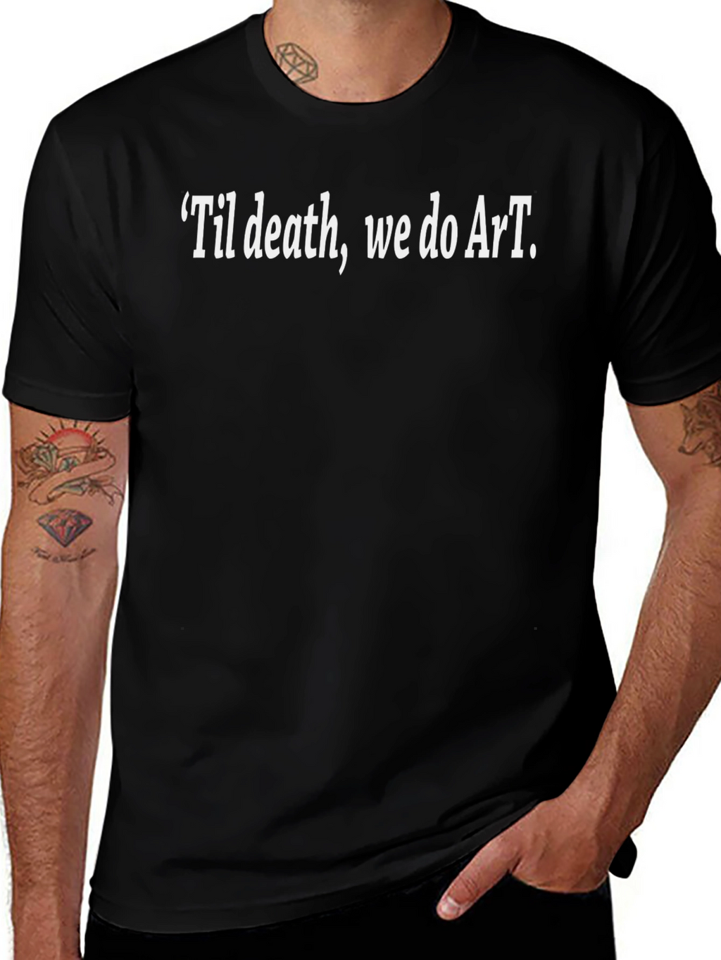 ArT Til Death Black T-Shirt