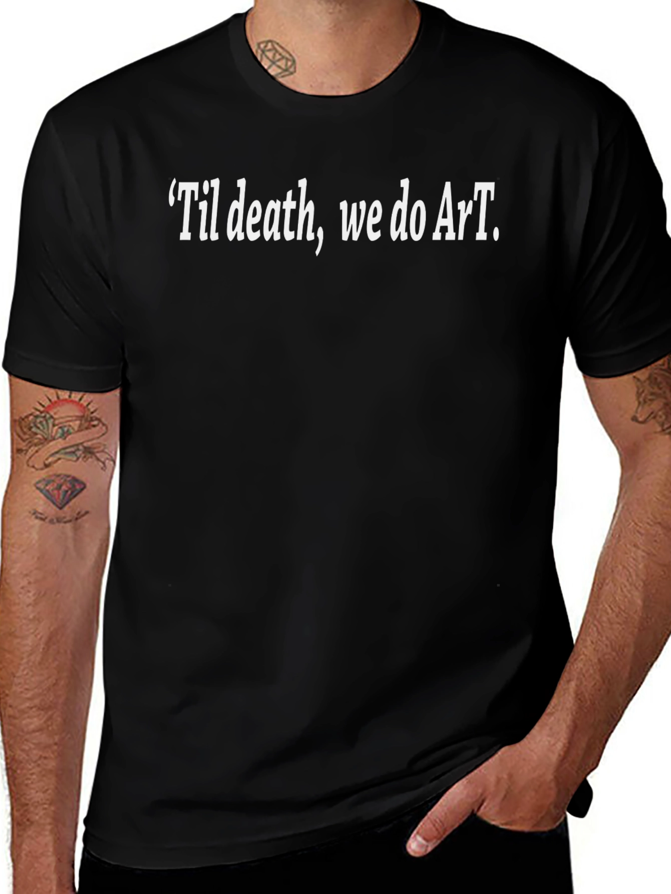 ArT Til Death Black T-Shirt
