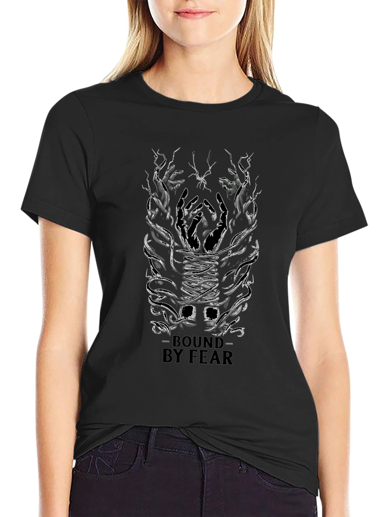 Bound By Fear Graphic T-Shirt - Black