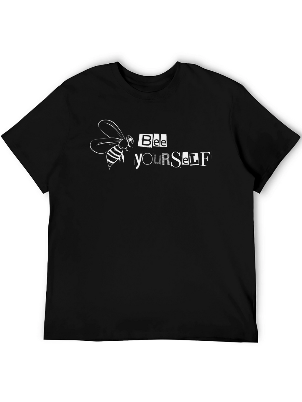 Bee Yourself Graphic T-Shirt - Black