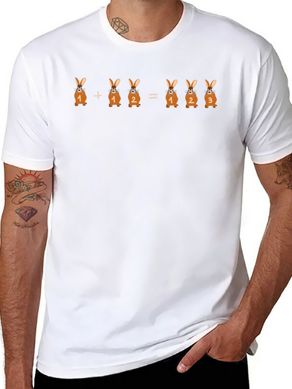 Math Bunny Graphic Tee