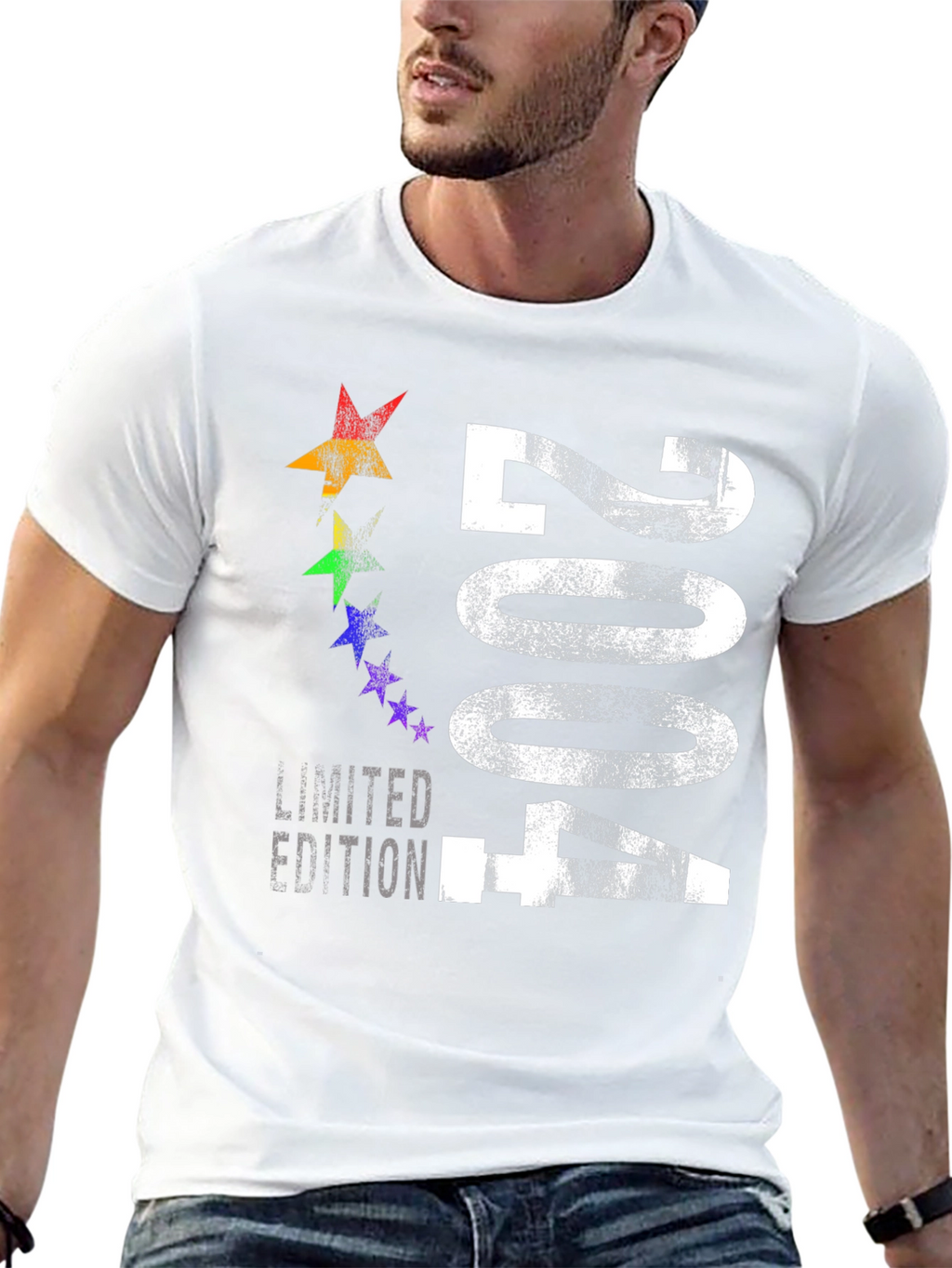 2004 Limited Edition Rainbow Star T-Shirt