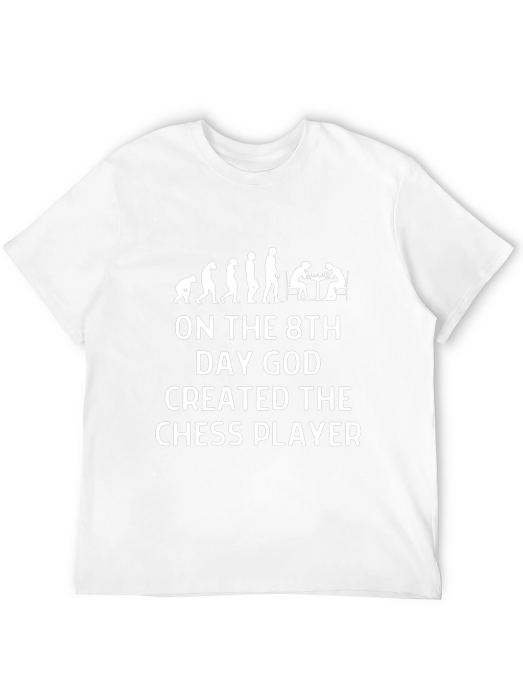 Chess Player Evolution Graphic T-Shirt - Novelty Tee