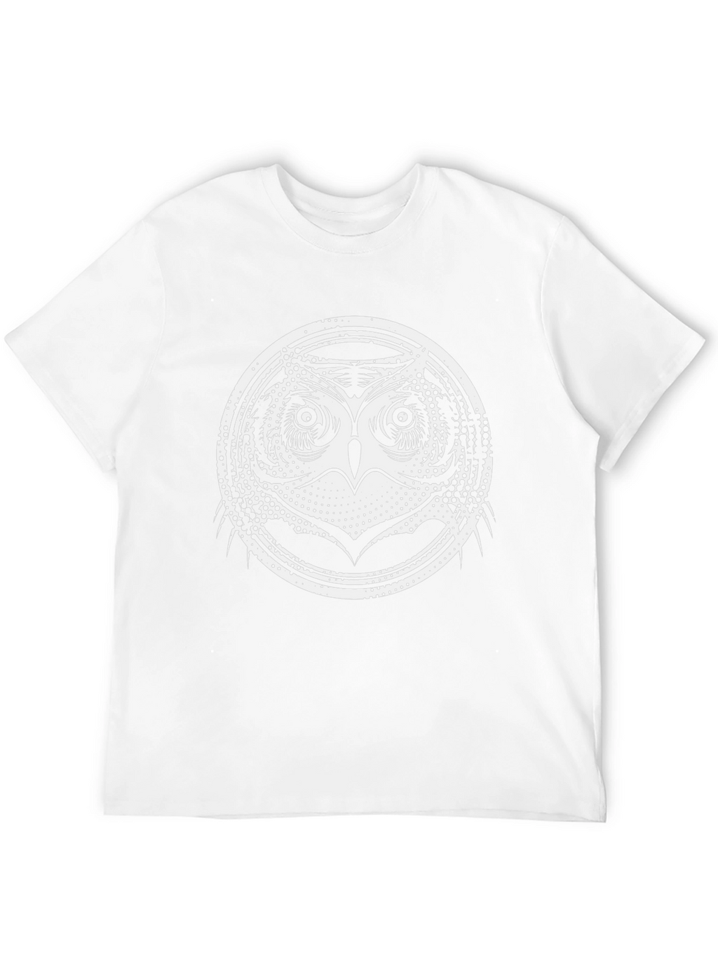 Cool Owl Graphic Print Black T-Shirt