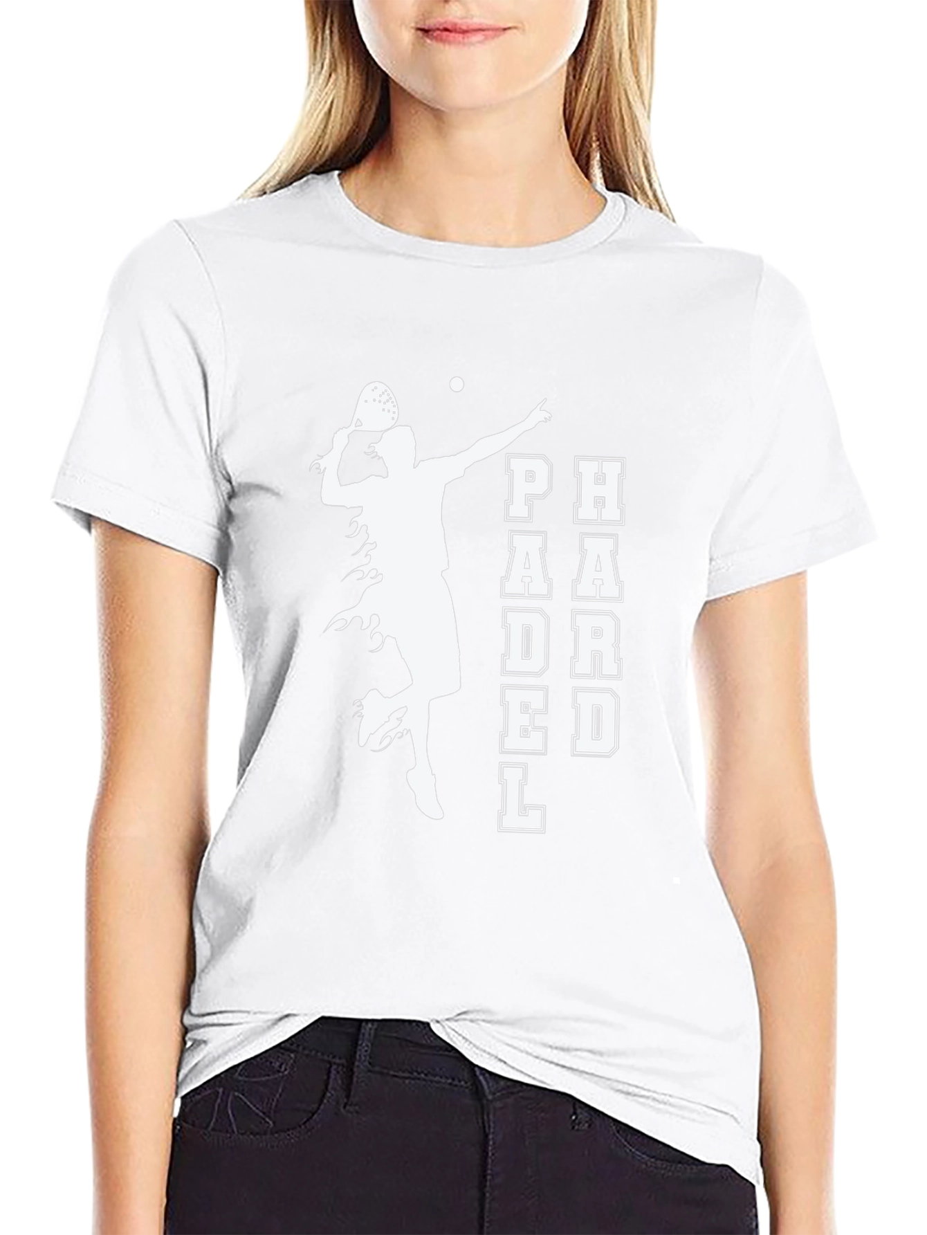 Padel Player Graphic Tee - Black