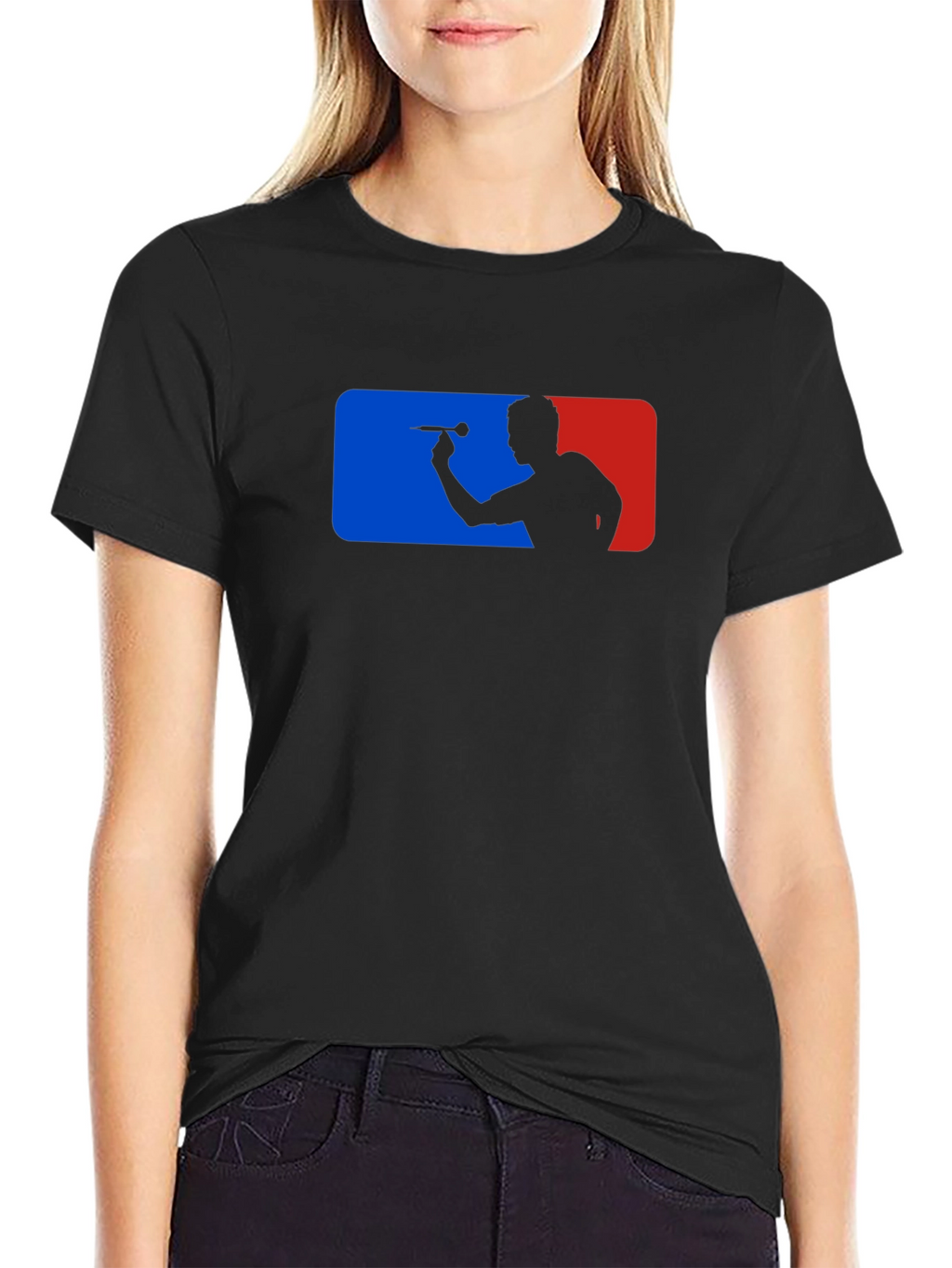 Darts Thrower Black T-Shirt