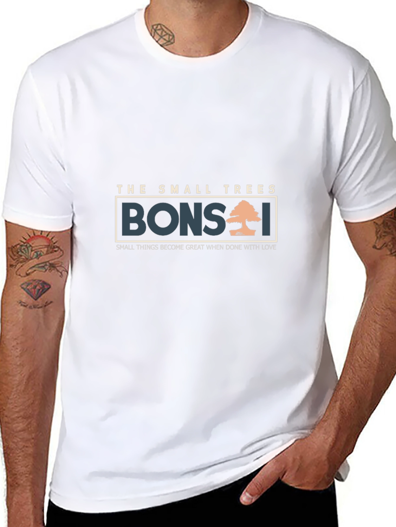 The Small Trees Bonsai Graphic T-Shirt