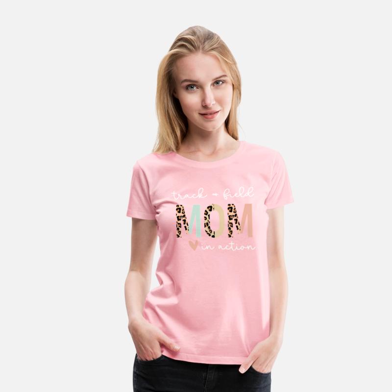 Track And Field Mom Leopard