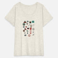 Tshirt Random letters classic type