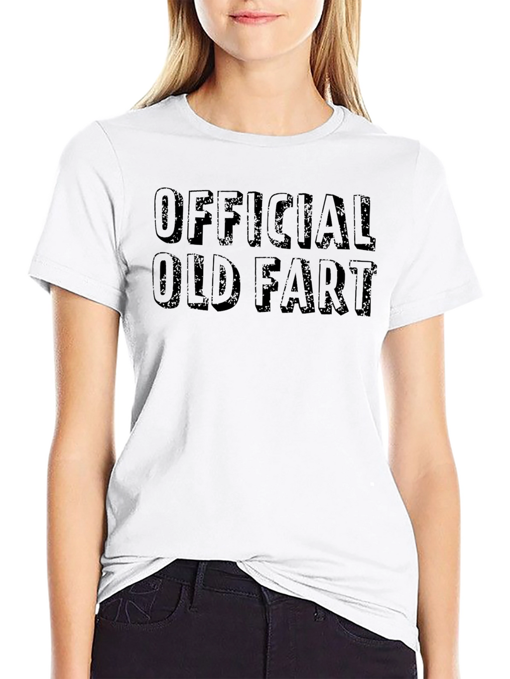 Official Old Fart Black T-Shirt - Humorous Tee