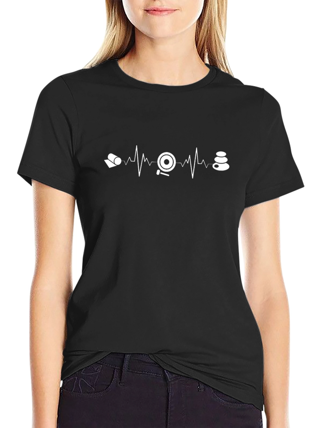 Yoga Lovers Heartbeat T-Shirt - Meditation & Relaxation Tee