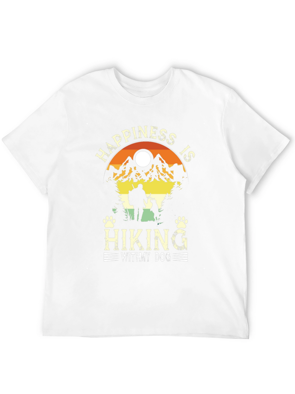 Happiness is Hiking with My Dog T-Shirt