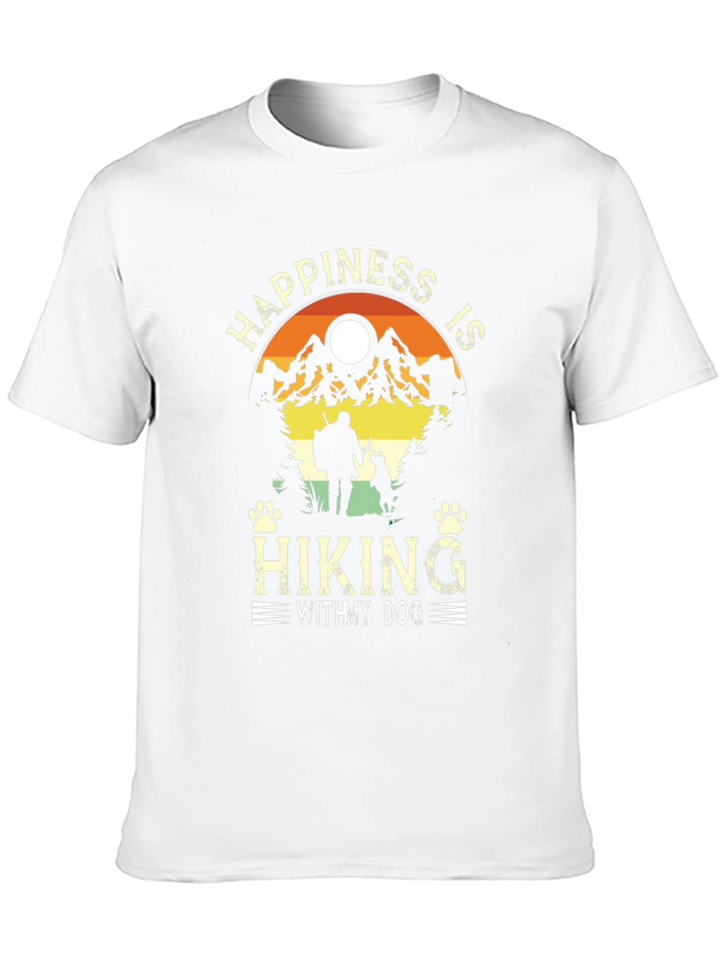 Happiness is Hiking with My Dog T-Shirt
