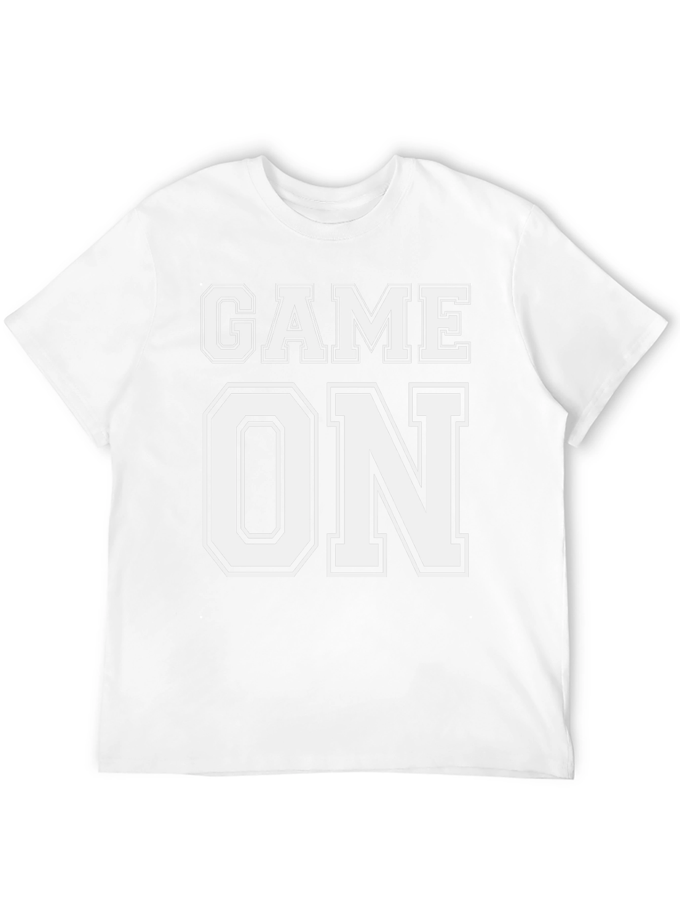 Game On T-Shirt - Black Cotton Tee