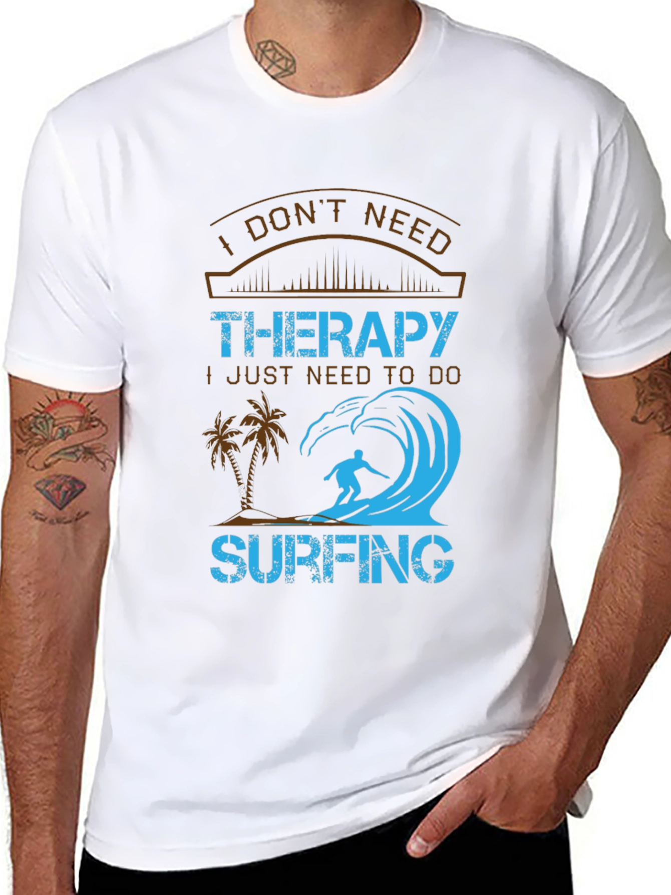 Surfing Therapy Graphic Tee