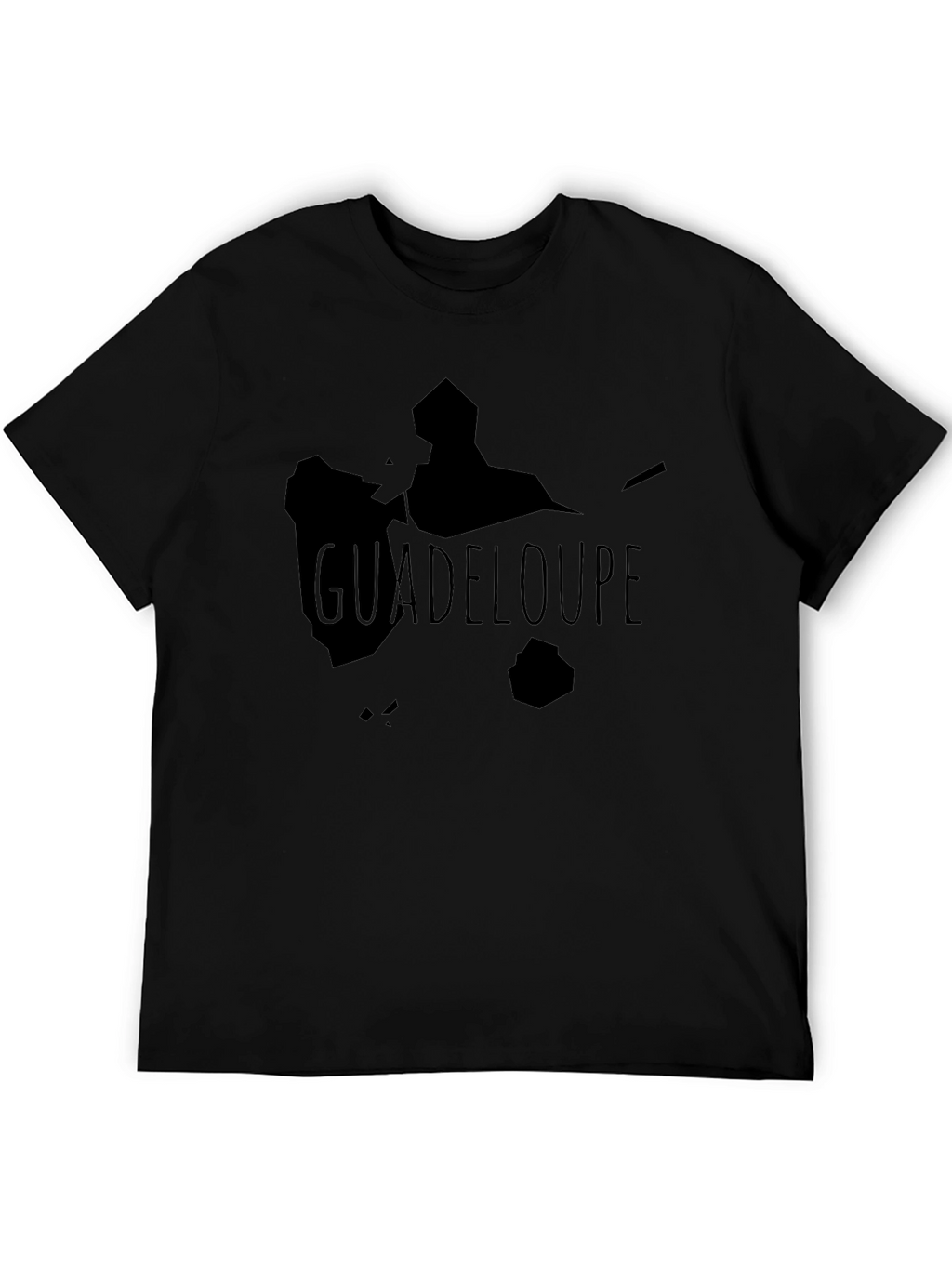 Guadeloupe Island Graphic Tee - Black Unisex T-Shirt