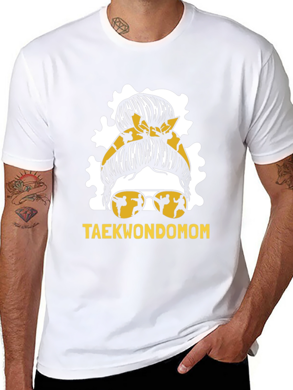 Taekwondo Mom Graphic Tee - Martial Arts Style